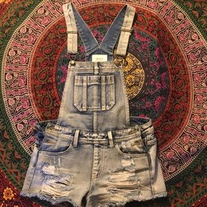 Denim Overalls